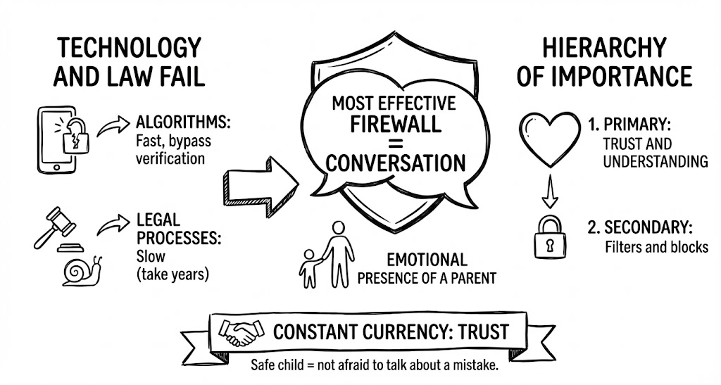 Child online safety - safe child