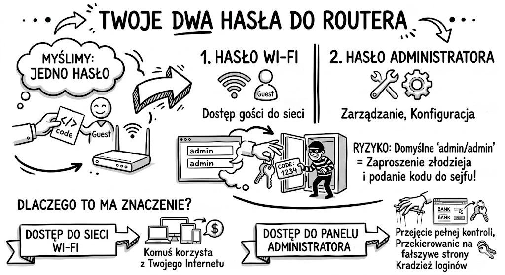 jak zabezpieczyć sieć domową - hasła